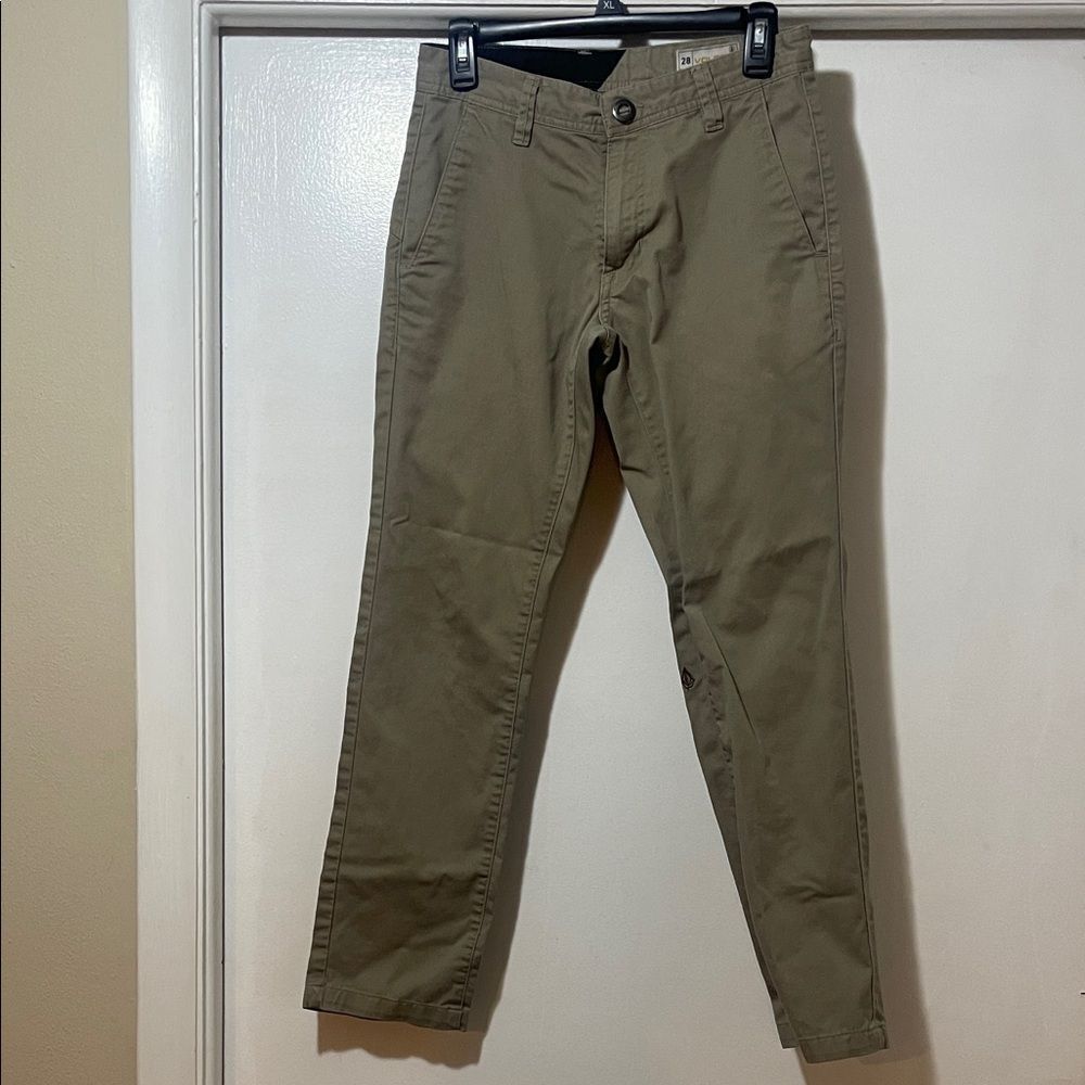 Volcom Men's Khaki Chinos size 28